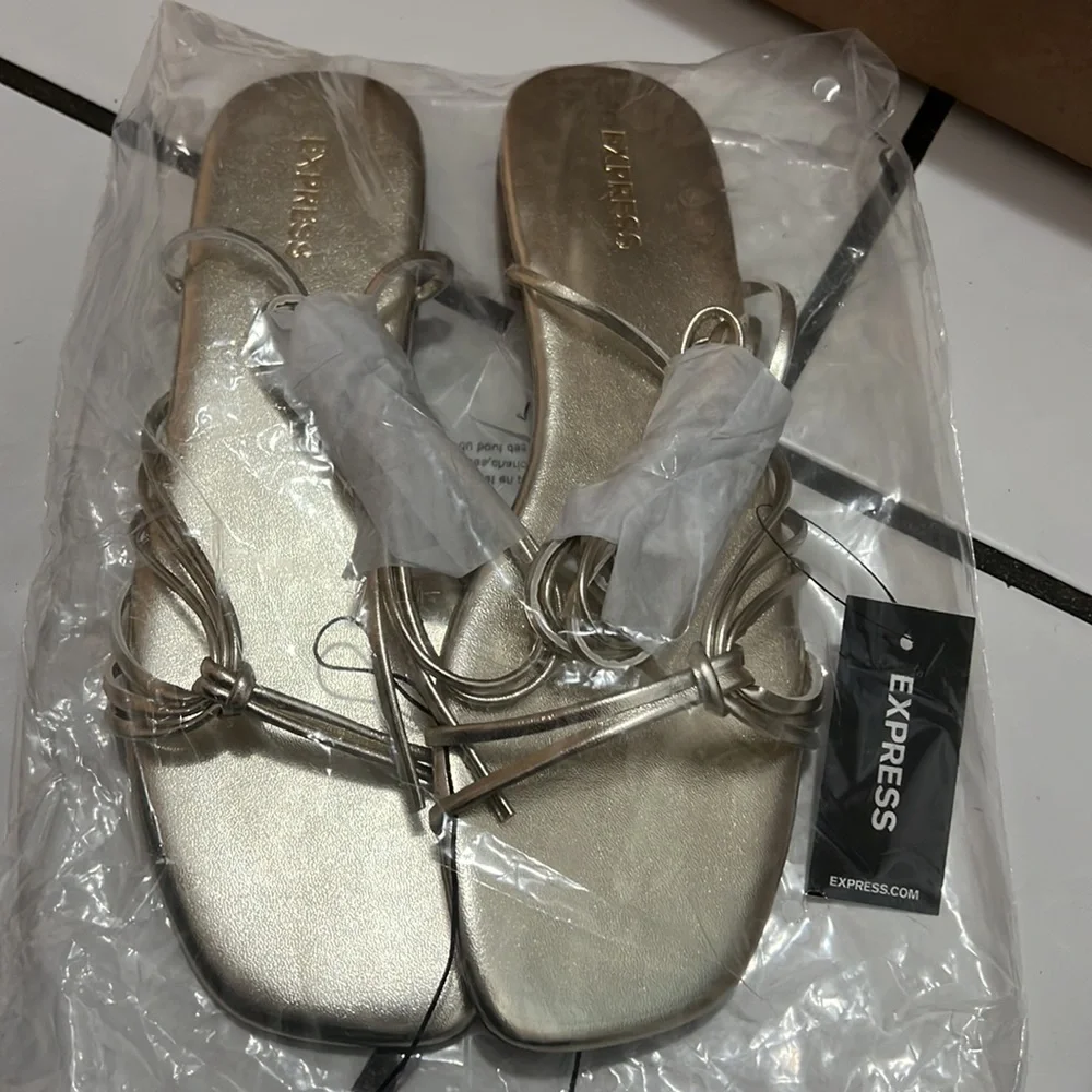 Express Strappy Tie-Up Sandals - Picture 6 of 6